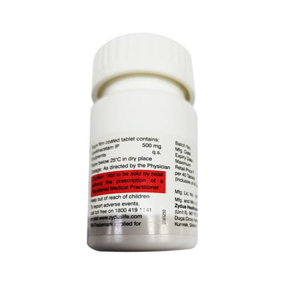 Levexx 500mg Cp Bottle Of 40 + 20 Tablets