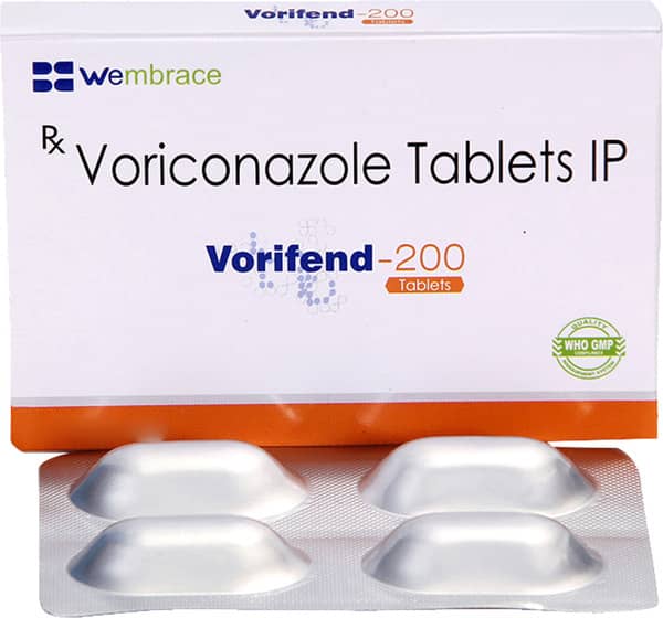 Vorifend 200Mg Strip Of 4 Tablets (Wembrace)