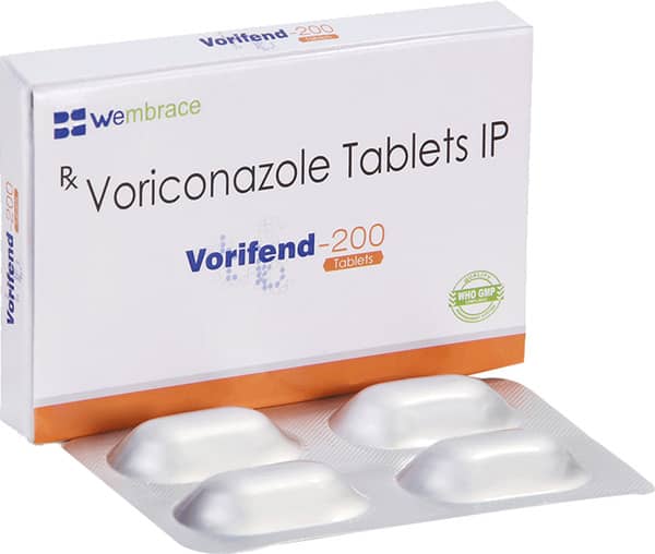 Vorifend 200Mg Strip Of 4 Tablets (Wembrace)