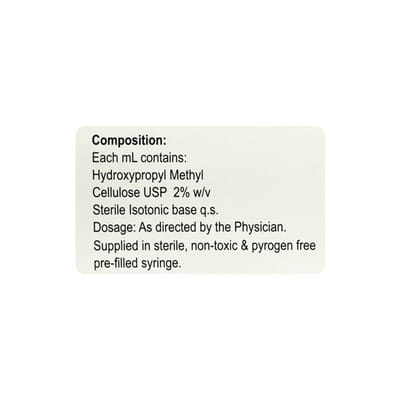 Appavisc 2.4% Pre Filled Syringe Of 3ml Opthalmic Solution