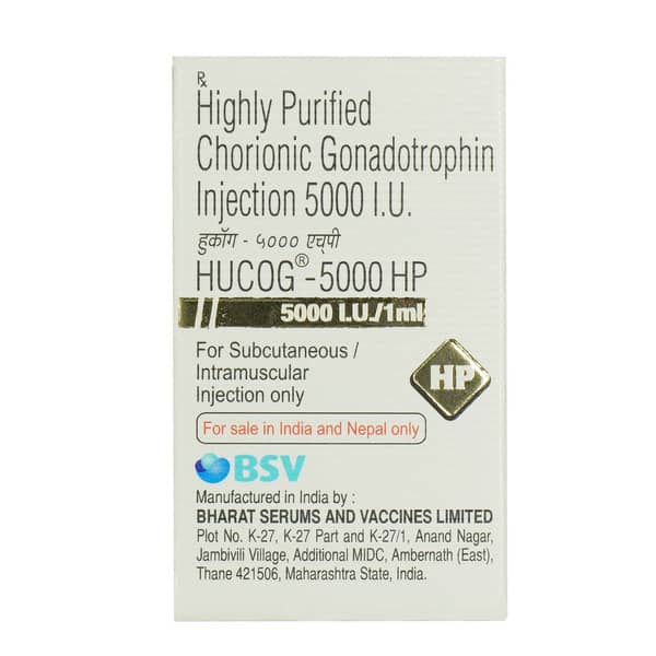Hucog 5000Iu Hp Pre Filled Syringe Of 1Ml Injection