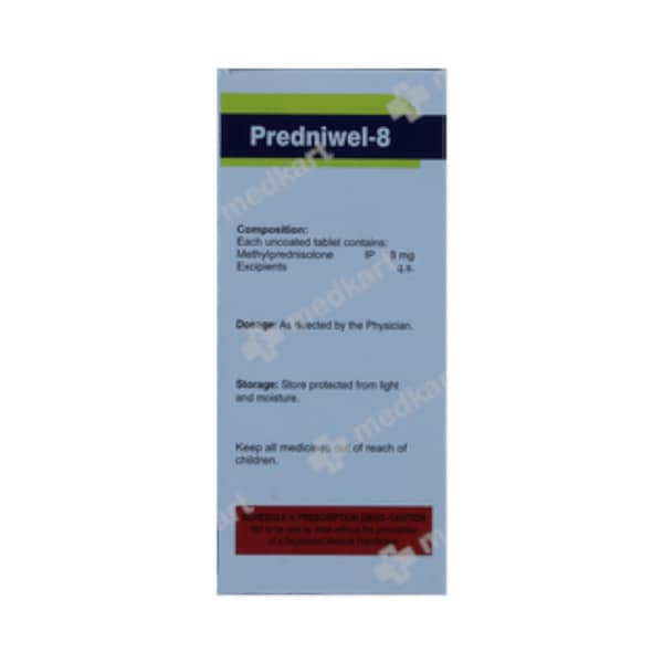 Predniwel 8mg Strip Of 10 Tablets