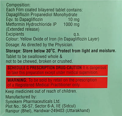 Dapaturn M Forte 10mg Strip Of 10 Tablets