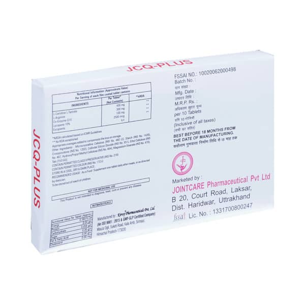 Jcq Plus Strip Of 10 Tablets