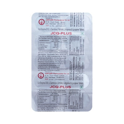 Jcq Plus Strip Of 10 Tablets