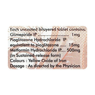 Tripride 1mg Strip Of 15 Tablets