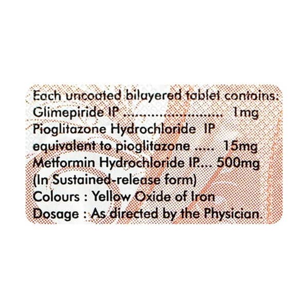 Tripride 1mg Strip Of 15 Tablets