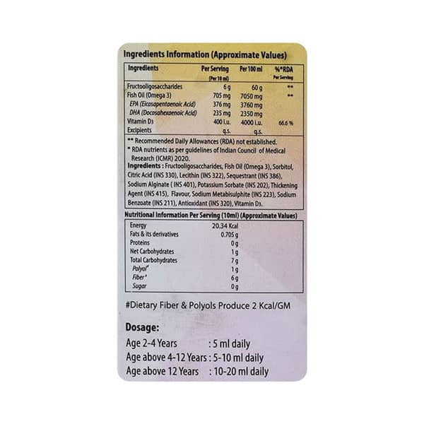 Cos 3 Syrup | Mango Flavour