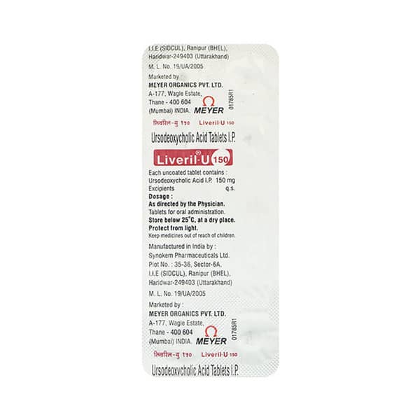 Liveril U 150mg Strip Of 10 Tablets