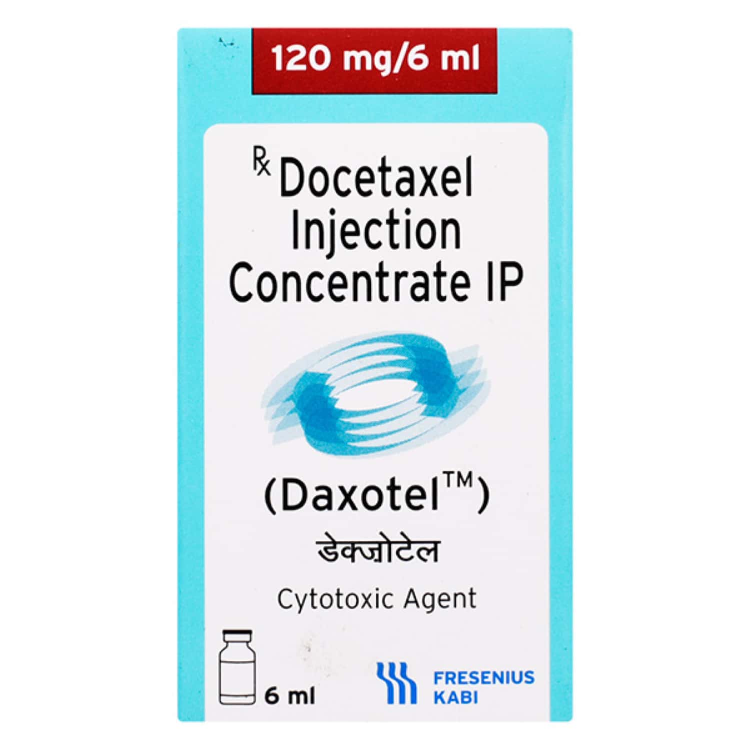 daxotel 120 mg injection 6 ml
