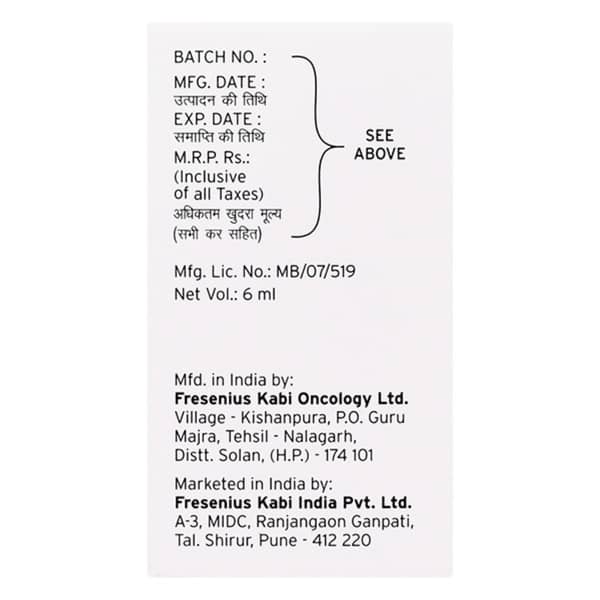 Daxotel 120 Mg Injection 6 Ml