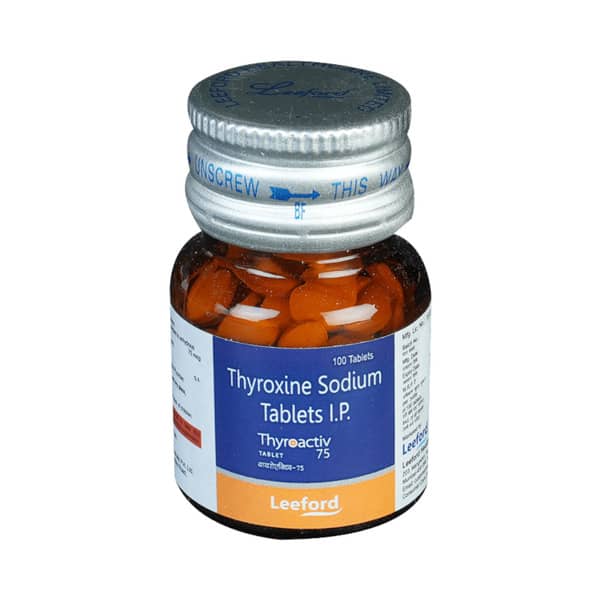 Thyroactive 75 Tablet 100 No'S