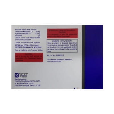 Olmetor H 20/12.5mg Strip Of 15 Tablets