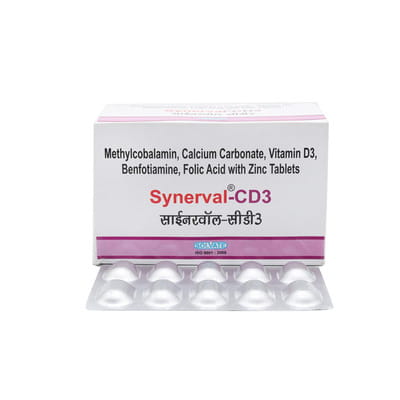 Synerval Cd3 Strip Of 10 Tablets