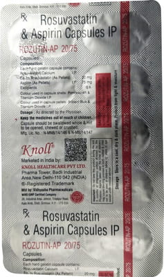 Rozutin Ap 20/75mg Strip Of 10 Capsules