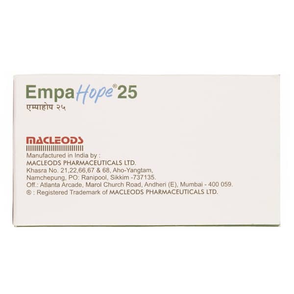 Empahope 25mg Strip Of 10 Tablets