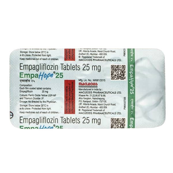 Empahope 25mg Strip Of 10 Tablets