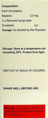 Bilanta Bottle Of 60ml Syrup