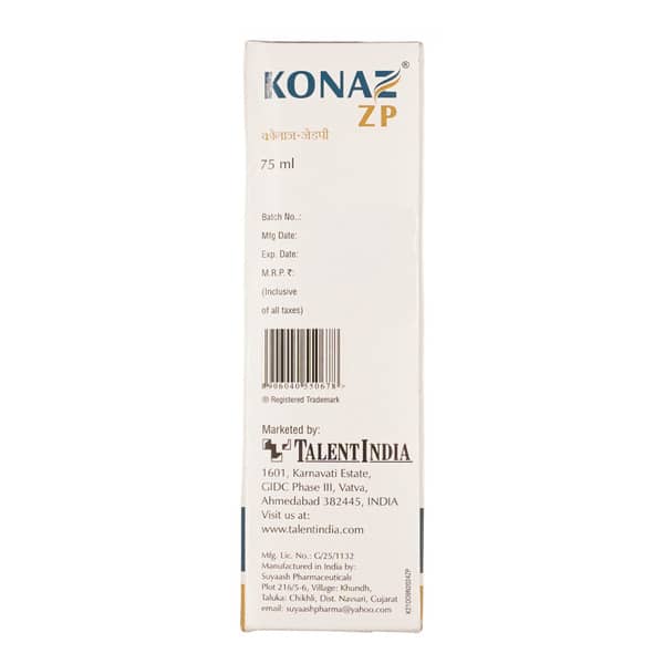 Konaz Zp Bottle Of 75ml Lotion