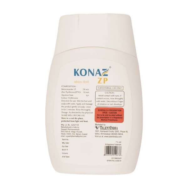 Konaz Zp Bottle Of 75ml Lotion