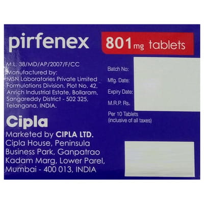 Pirfenex 801 Strip Of 10 Tablets