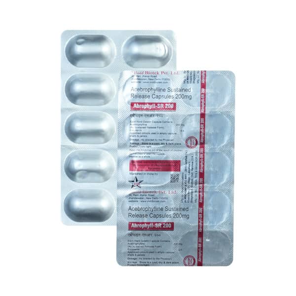 Abrophyll Sr 200mg Strip Of 10 Tablets