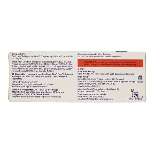 Wegovy 2.4Mg Flextouch Pre Filled Pen Of 3Ml Solution For Injection