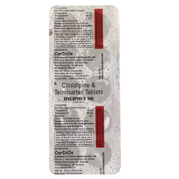 Hycipid T 80Mg Strip Of 10 Tablets