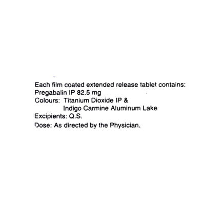 Pregabid Cr 82.5mg Strip Of 10 Tablets