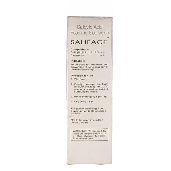 Saliface Bottle Of 60ml Foaming Face Wash
