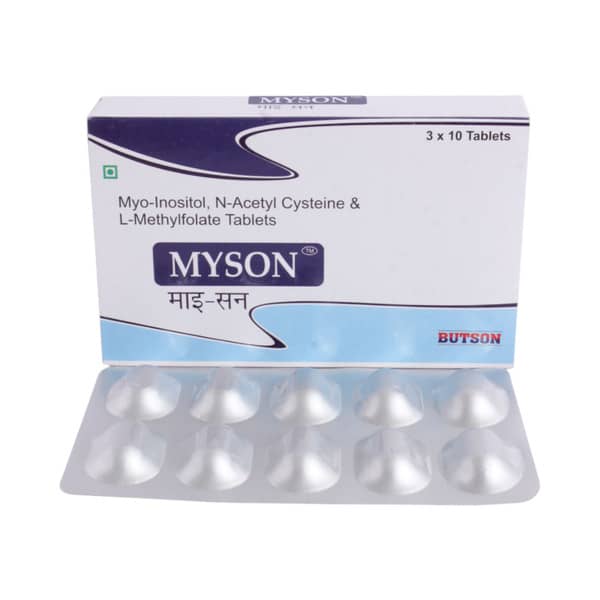 Myson 2000mg Strip Of 10 Chewable Tablets