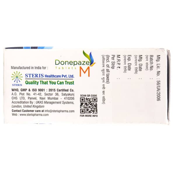 Donepaze M Strip Of 10 Tablets