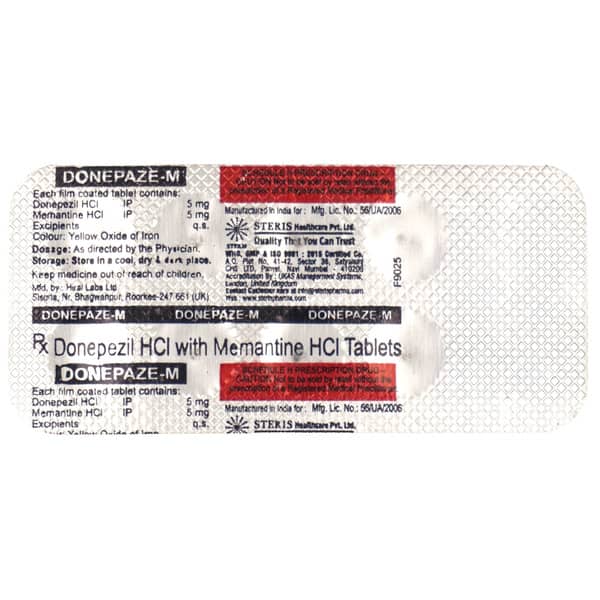 Donepaze M Strip Of 10 Tablets