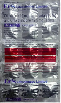 Lntrio 10mg Strip Of 15 Tablets