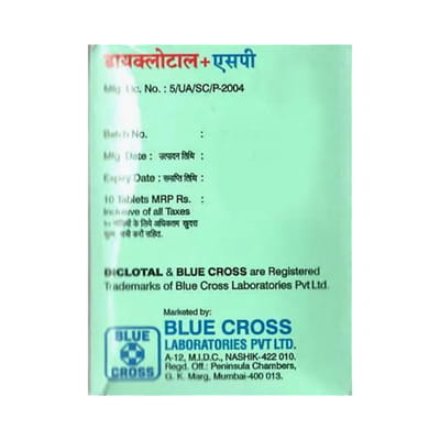 Diclotal Plus Sp Strip Of 10 Tablets