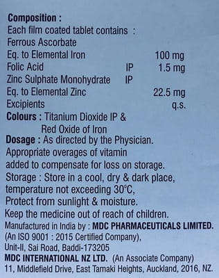 Scor Hb Plus Strip Of 10 Tablets