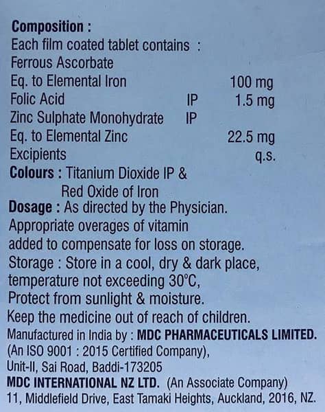 Scor Hb Plus Strip Of 10 Tablets