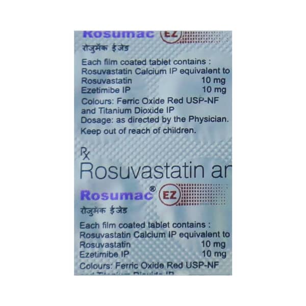 Rosumac Ez Strip Of 10 Tablets