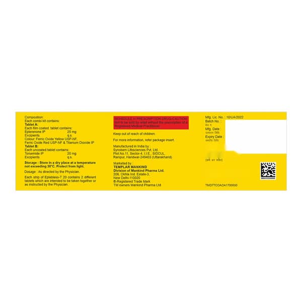 Eplebless T 20Mg Strip Of 20 Combikit Tablets