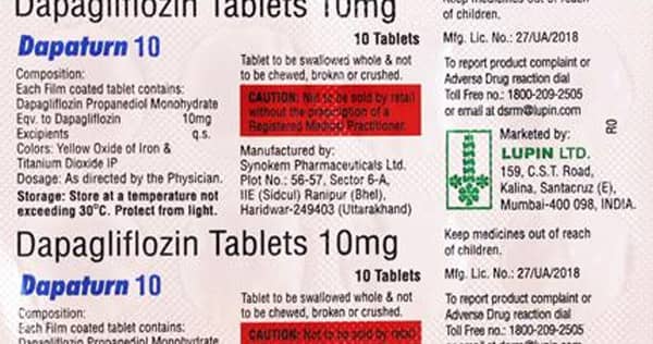 Dapaturn 10mg Strip Of 10 Tablets