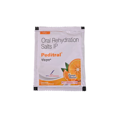 Peditral Orange Flavour Sachet Of 4.2gm Oral Powder