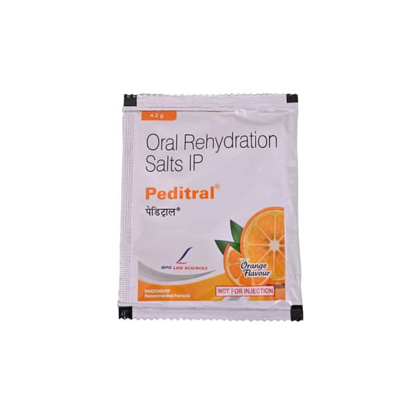 Peditral Orange Flavour Sachet Of 4.2gm Oral Powder