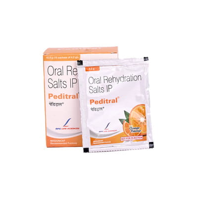 Peditral Orange Flavour Sachet Of 4.2gm Oral Powder