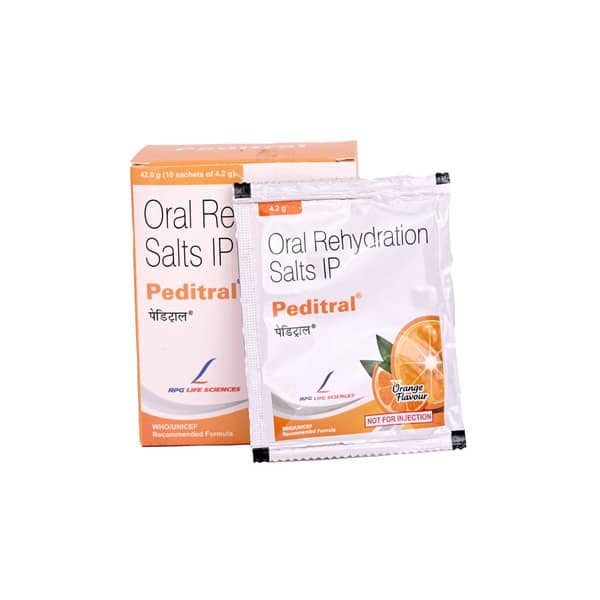 Peditral Orange Flavour Sachet Of 4.2gm Oral Powder