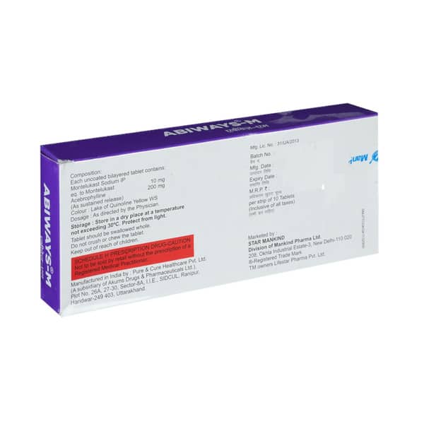 Abiways M Strip Of 10 Tablets