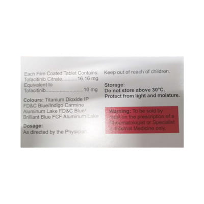 Tofe 10mg Strip Of 10 Tablets