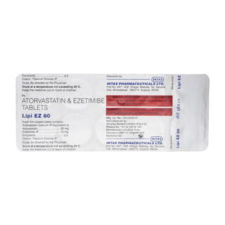 Lipi Ez 80Mg Strip Of 10 Tablets