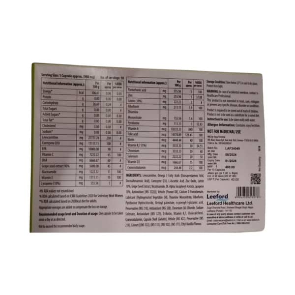 Weltive Q10 Plus Strip Of 10 Softgel Capsules