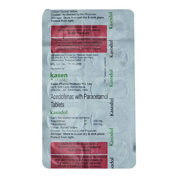 Kasodol Strip Of 10 Tablets