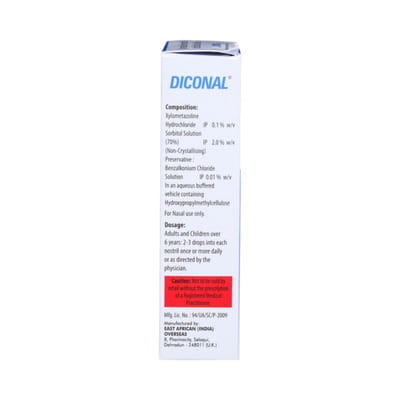 Diconal Decongestant Bottle Of 15ml Nasal Spray/Drops